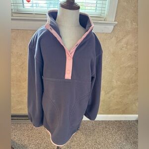 Girl - Button Up Sweatshirt